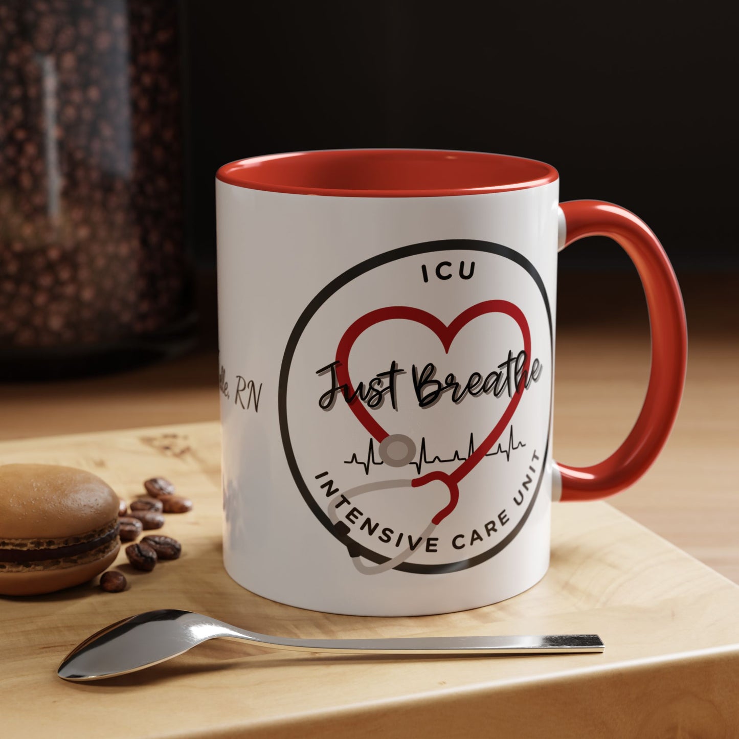 Personalized ICU Nurse Coffee Mug Intensive Care Unit RN Nurse Gift