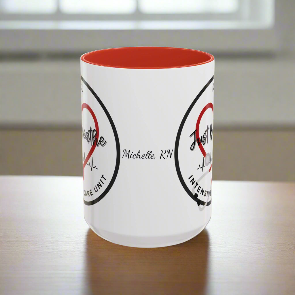 Personalized ICU Nurse Coffee Mug Intensive Care Unit RN Nurse Gift
