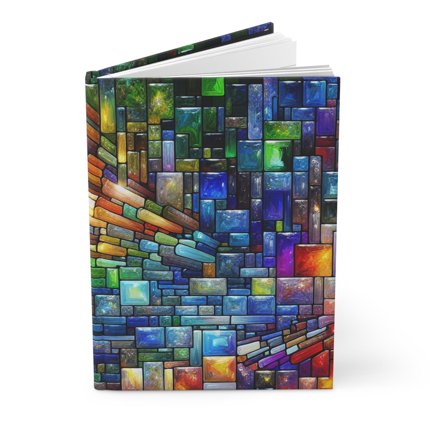 Colorful Mosaic Tiles Journal - Hardcover Writing Notebook, Artistic Gift for Art Lovers, Creative Diary, Sketchbook