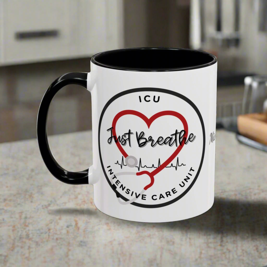 Personalized ICU Nurse Coffee Mug Intensive Care Unit RN Nurse Gift