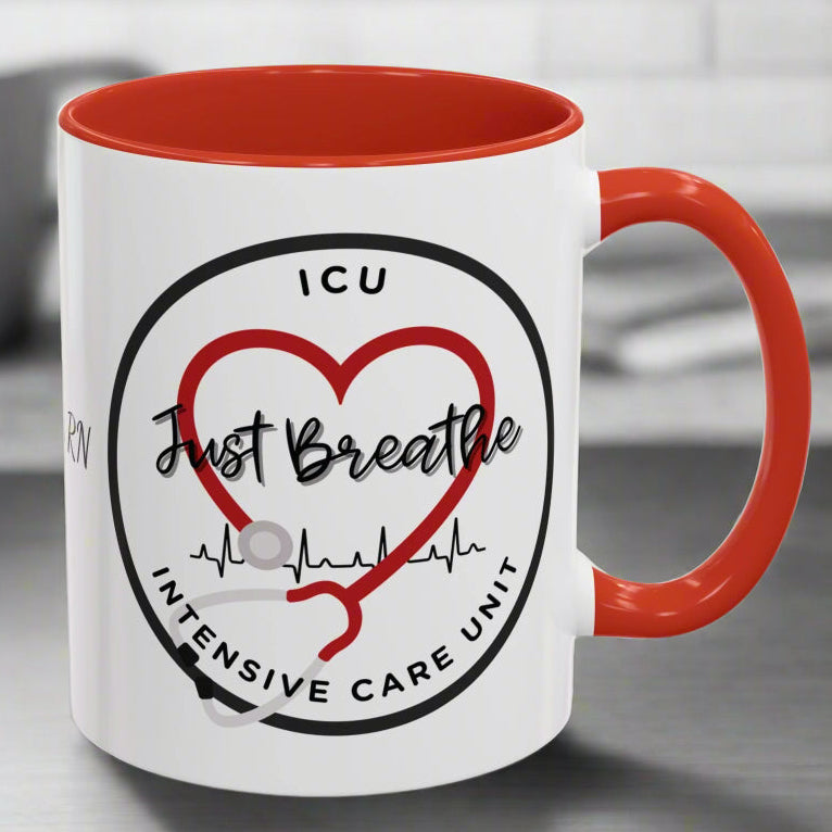 Personalized ICU Nurse Coffee Mug Intensive Care Unit RN Nurse Gift