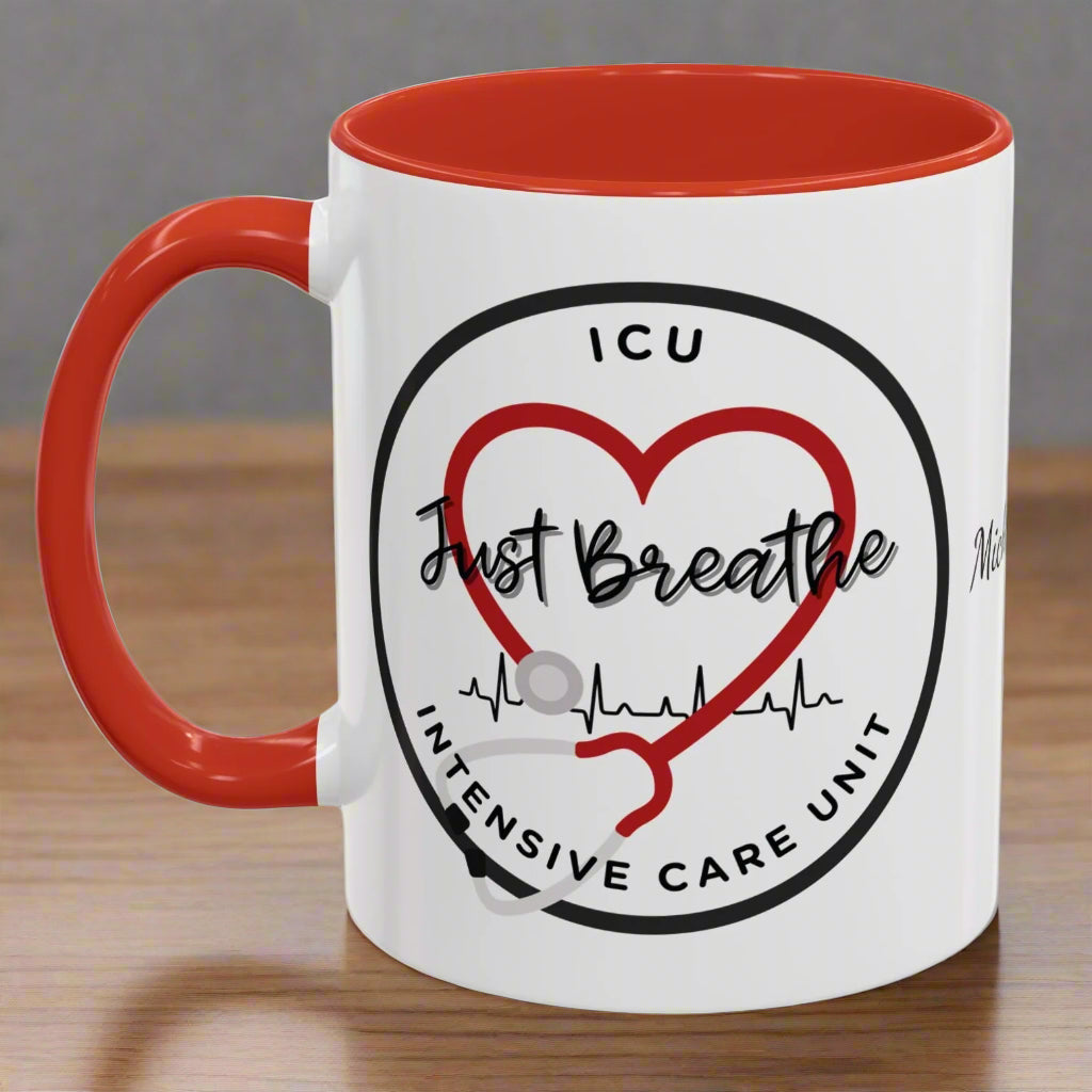 Personalized ICU Nurse Coffee Mug Intensive Care Unit RN Nurse Gift