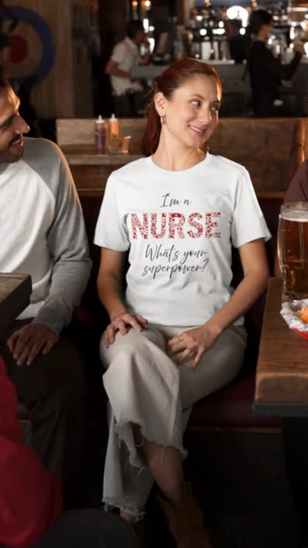 Funny Nurse Shirt Nurse Superpower T-Shirt