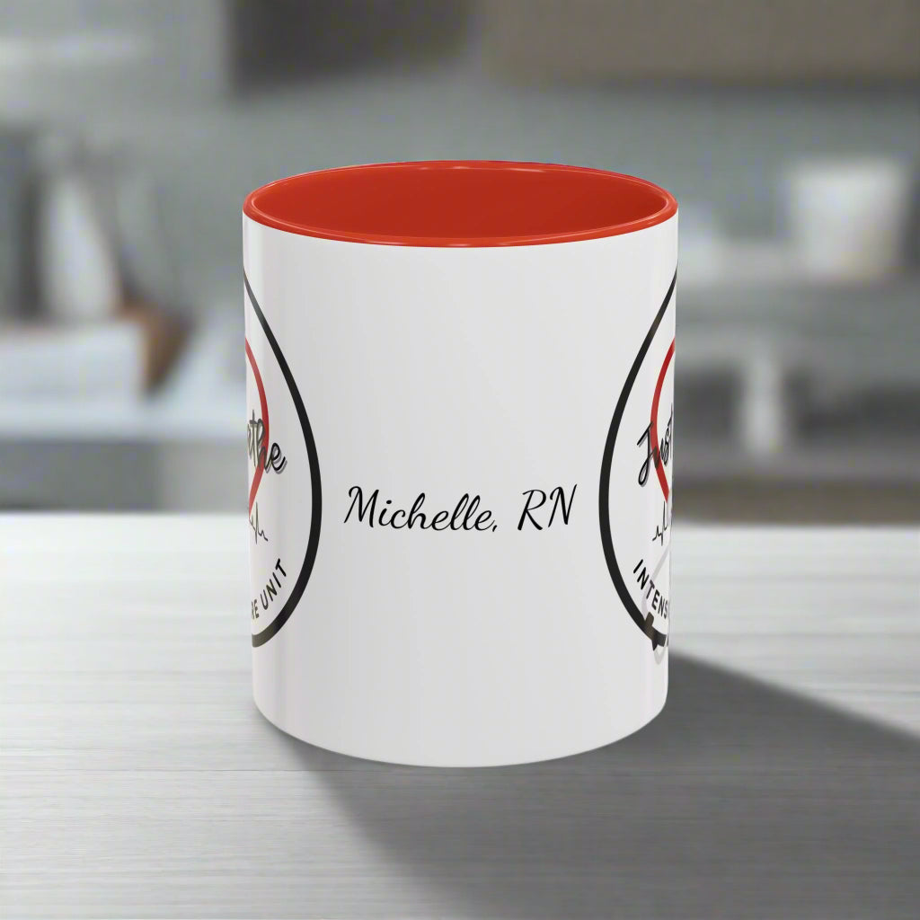 Personalized ICU Nurse Coffee Mug Intensive Care Unit RN Nurse Gift