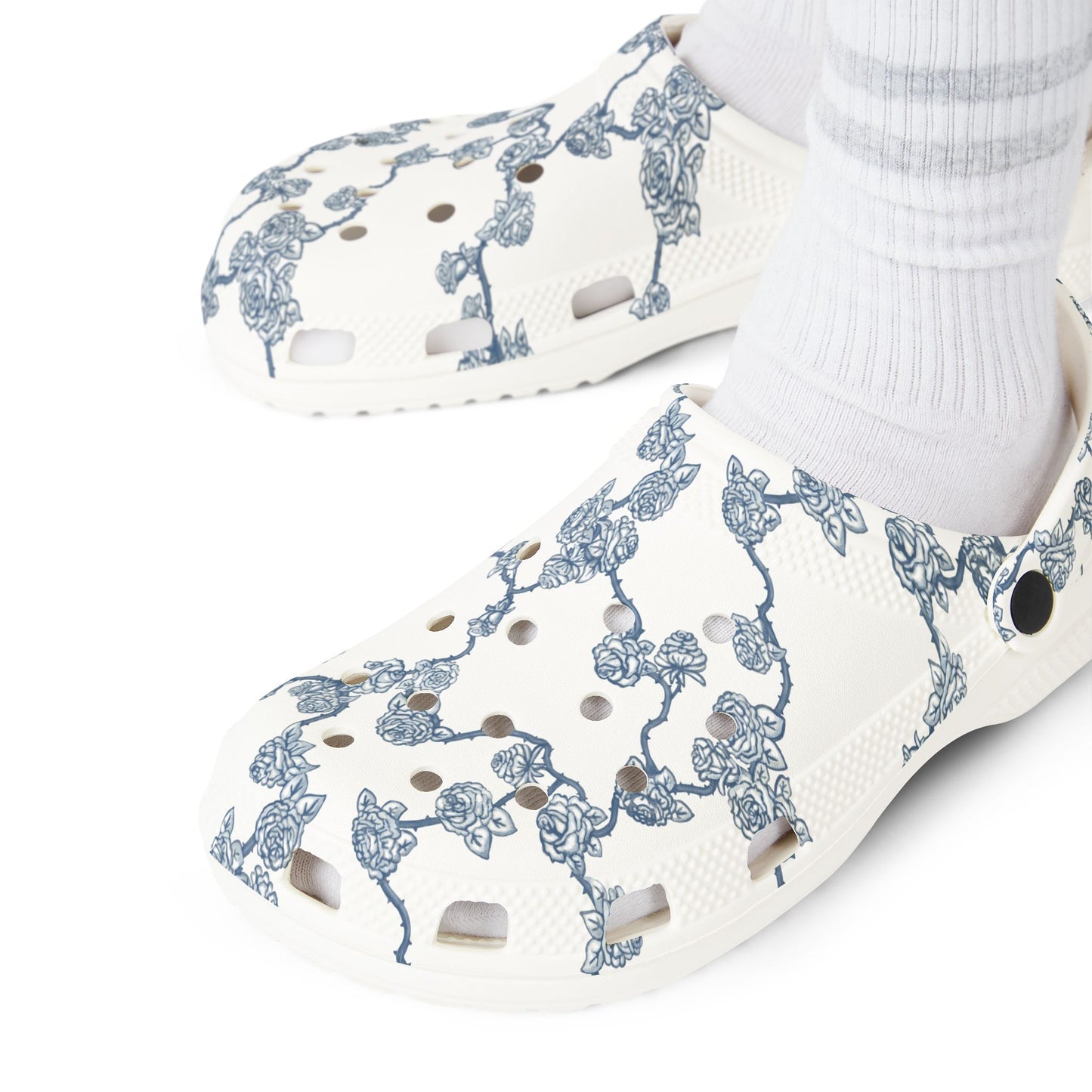 Stylish Floral Clogs, Comfortable Slip-On Shoes for Nurses, Home and Garden, Unique Design, Perfect for Spring and Summer, Trendy Footwear