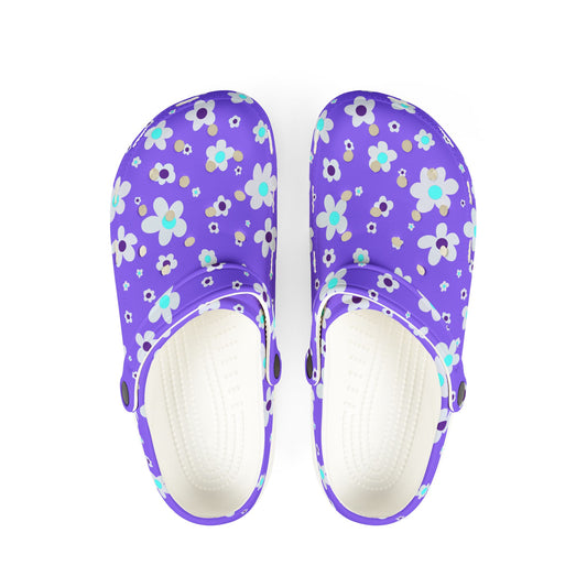 Floral EVA Foam Clogs - Comfortable Garden & Outdoor Shoes, Nurse Shoes, Nurse Clogs, Lightweight Summer Footwear, Perfect for Spring, Gift for Gardeners, [...]