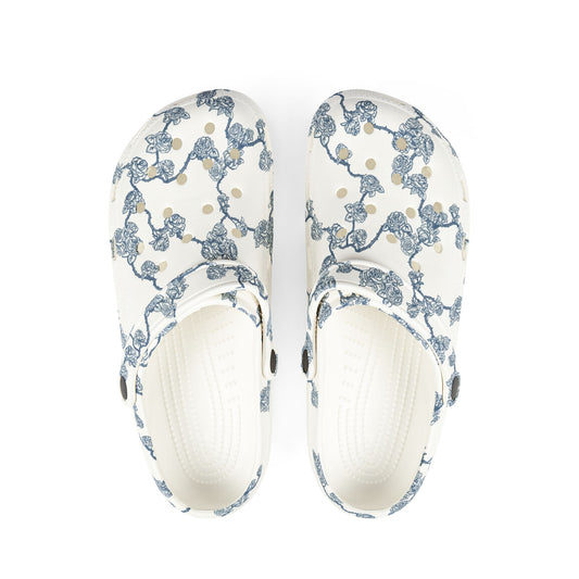 Stylish Floral Clogs, Comfortable Slip-On Shoes for Nurses, Home and Garden, Unique Design, Perfect for Spring and Summer, Trendy Footwear