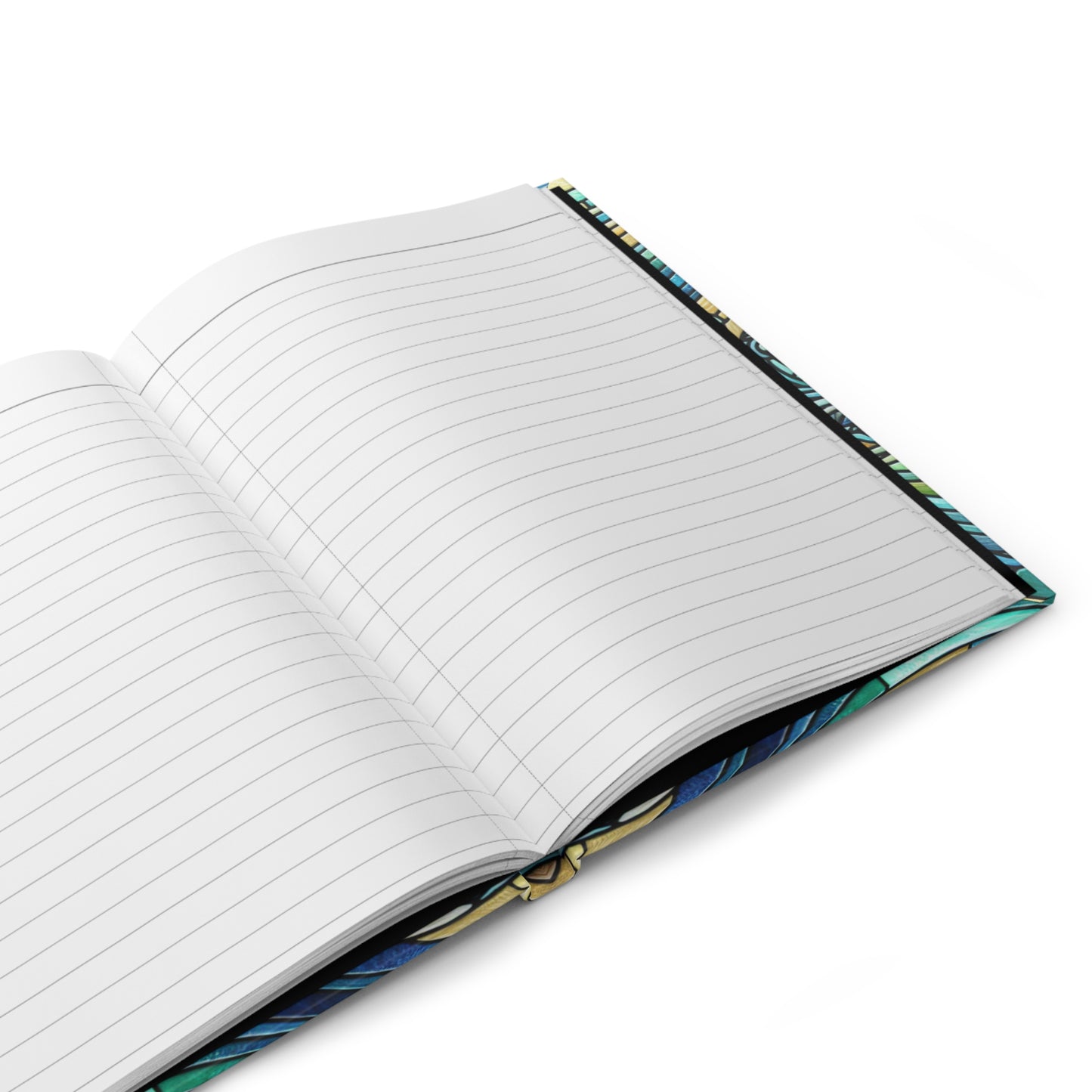 Ocean Sun Swirls Journal, Hardcover Notebook, Diary, Artistic Writing Pad, Planner, Sketchbook