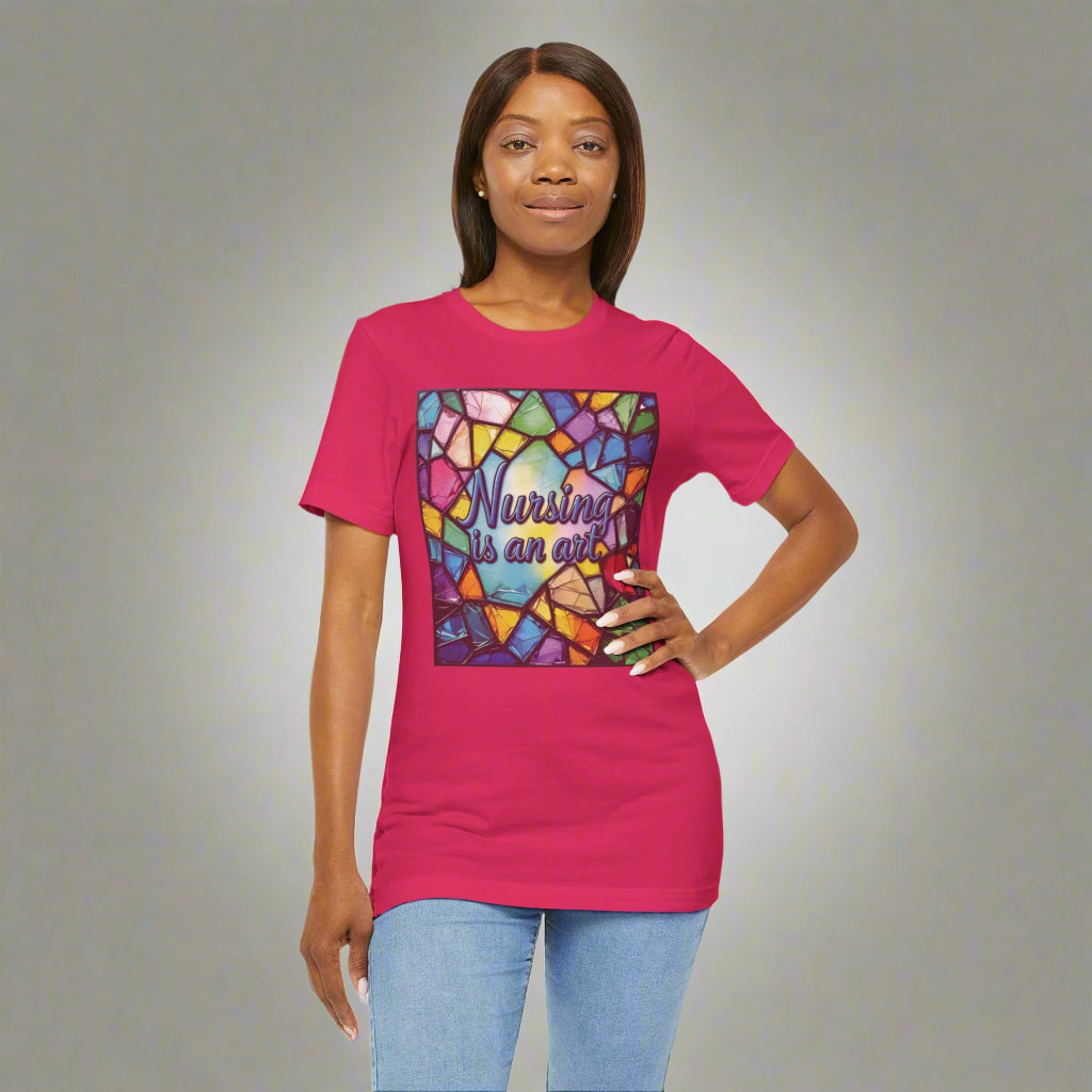 Funny Nurse Shirt Nursing is an Art T-Shirt