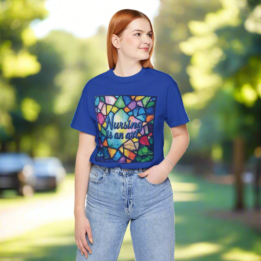 Funny Nurse Shirt Nursing is an Art T-Shirt