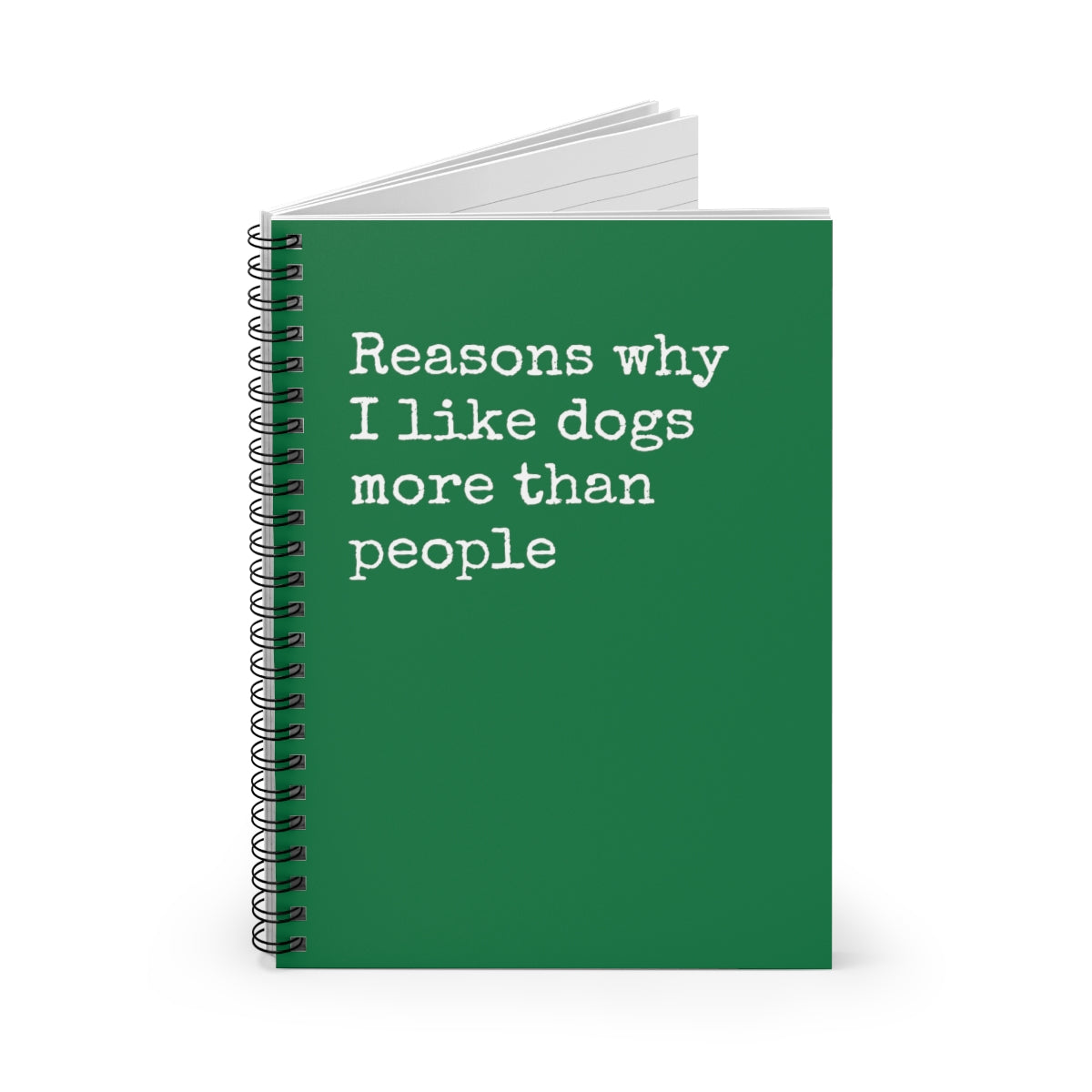 Reasons why I like dogs more than people Funny Notebook