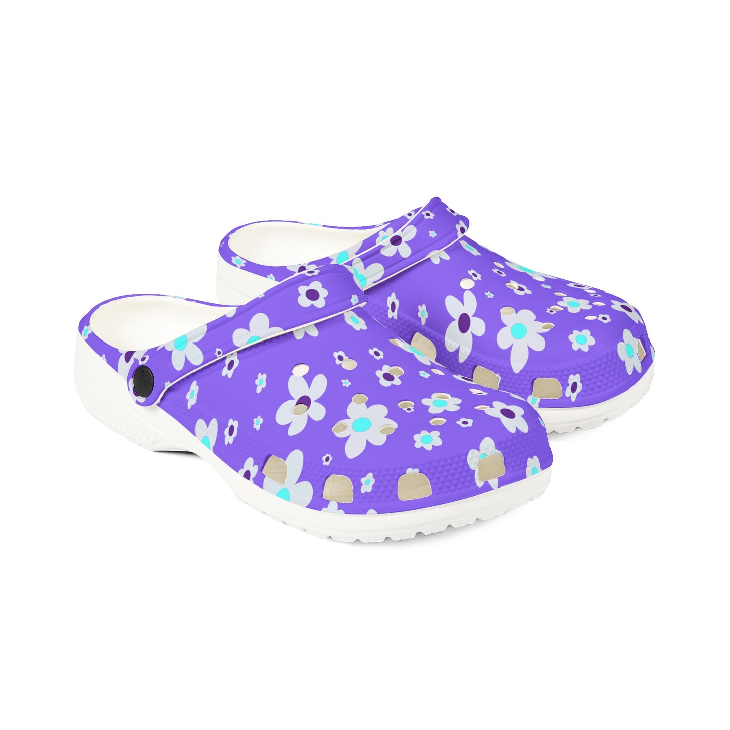 Floral EVA Foam Clogs - Comfortable Garden & Outdoor Shoes, Nurse Shoes, Nurse Clogs, Lightweight Summer Footwear, Perfect for Spring, Gift for Gardeners, [...]