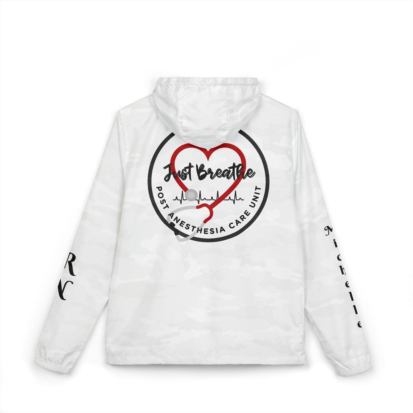 Personalized Unisex PACU RN Windbreaker Jacket - Post Anesthesia Care Casual Wear Gift for Nurses Registered Nurse Gift