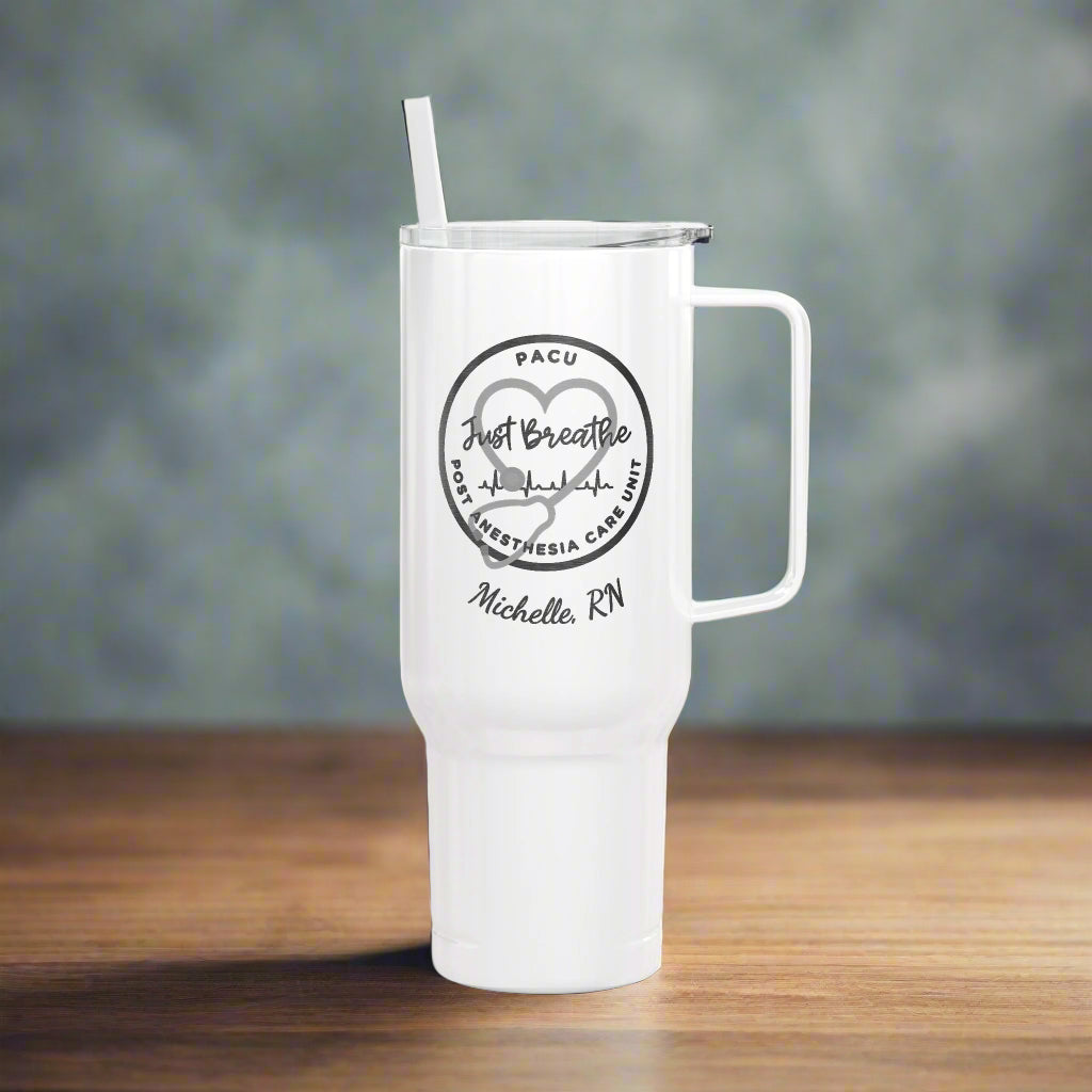 Custom Engraved 40oz Insulated Tumbler - PACU Nurse Personalized Gift