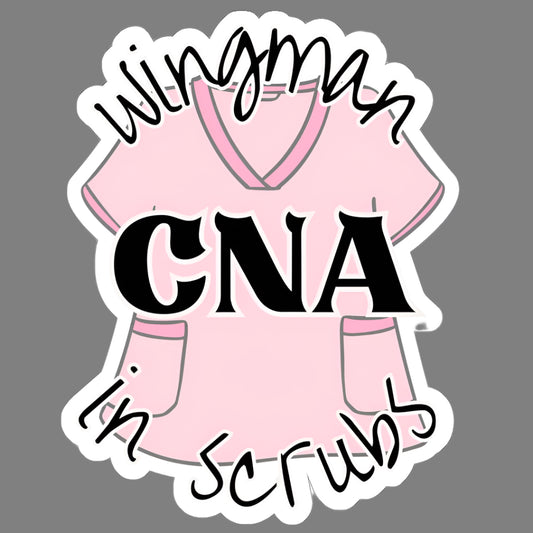 Funny CNA Kiss-Cut Sticker
