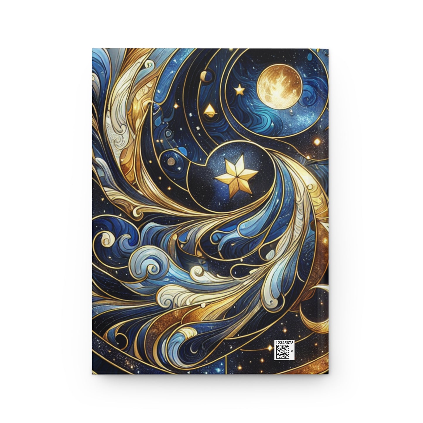 Swirling Night Sky Hardcover Journal, Galaxy Notebook, Night Sky Diary, Astronomy Planner, Celestial Journal, Starry Sky Sketchbook