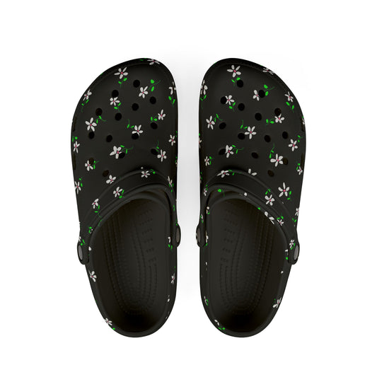 Floral Comfort Clogs - Stylish EVA Foam Rubber Shoes, Nurse Shoes, Garden Footwear, Summer Sandals, Casual Everyday Shoes, Outdoor Slip-Ons