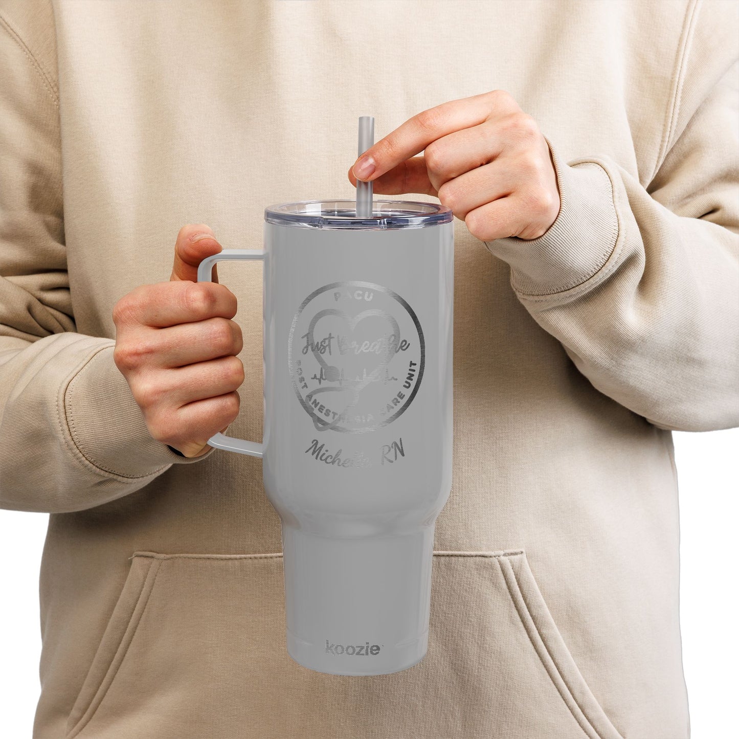 Custom Engraved 40oz Insulated Tumbler - PACU Nurse Personalized Gift
