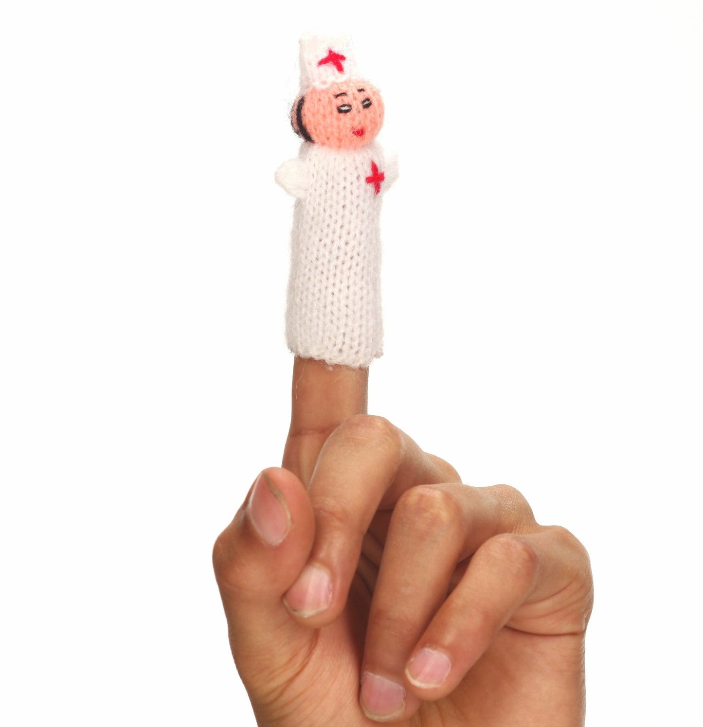 Hospital Orderly Finger Puppet