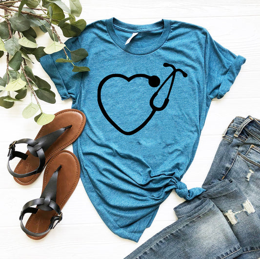 Stethoscope Heart Shirt