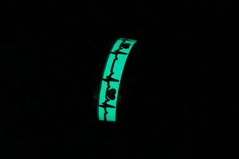 EKG Rhythm Tracing Ring Band Glowing Great Medical Gift