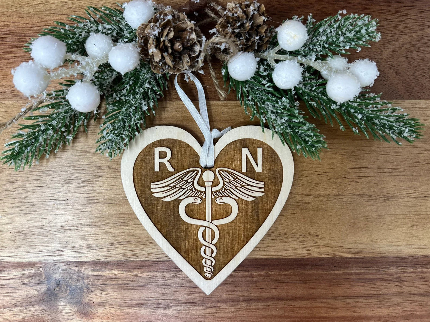 Nurse Wooden Ornament