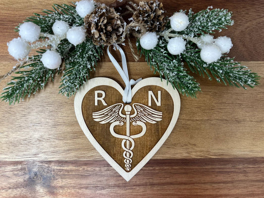 Nurse Wooden Ornament