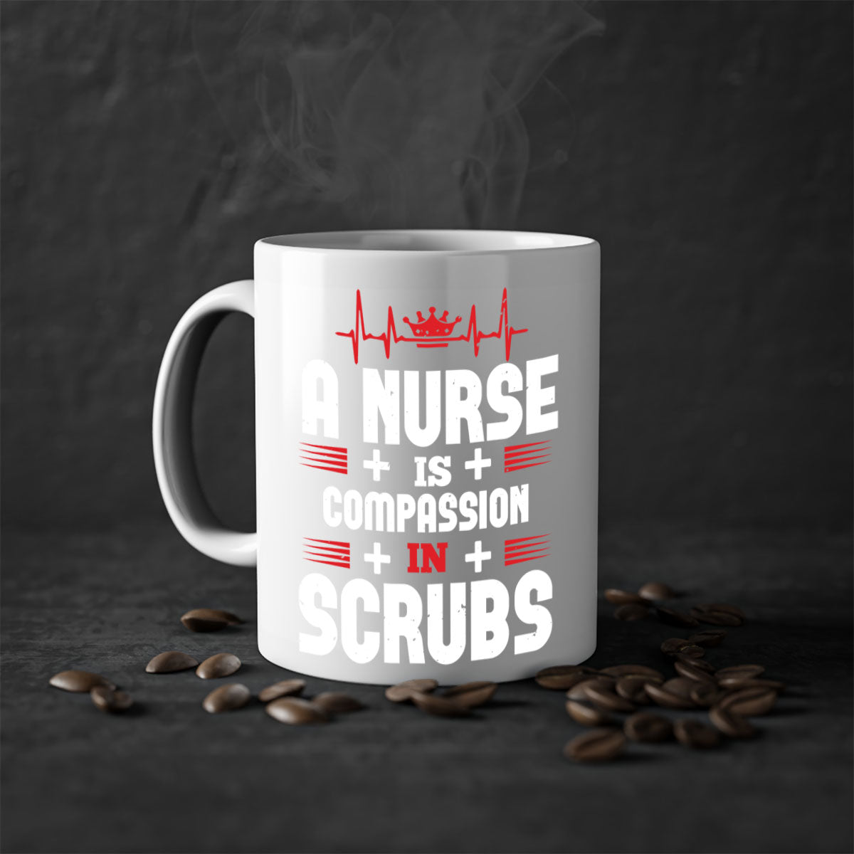 a nurse is compassion - nurse-Mug / Coffee Cup